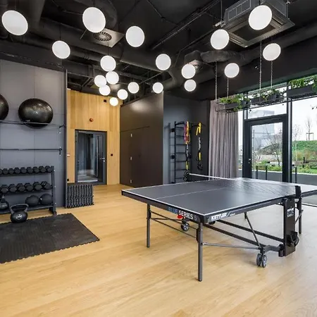 Tulum Apartament-top Design-free Garage-bath-projector-view-gym-wine-next To Spodek, Mck, Nospr 公寓
