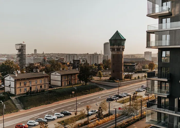 Tulum Apartament-top Design-free Garage-bath-projector-view-gym-wine-next To Spodek, Mck, Nospr Katowice